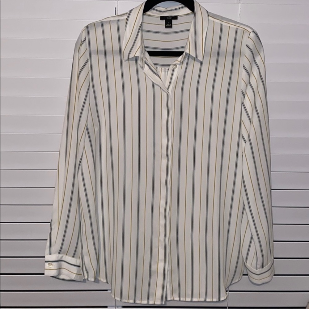 Ann Taylor Striped Blouse